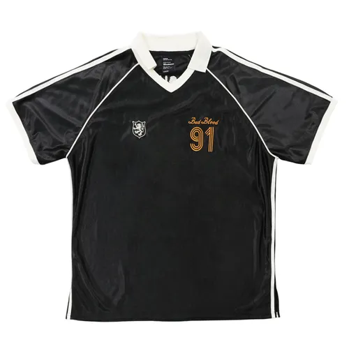 Badblood - Áo Polo Badblood 91 Soccer Shirt W-Tee24-058 Màu Đen - Vua Hàng Hiệu