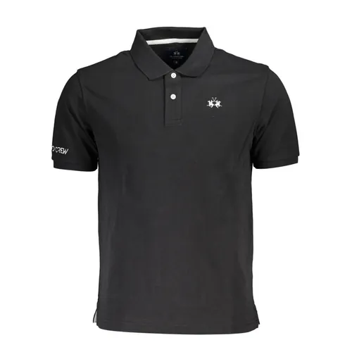 Áo Polo Nam La Martina Logo XMP002-PK031_NERO_09999 Màu Đen Size L - Thời trang - Vua Hàng Hiệu