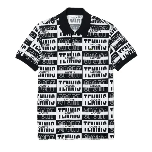Áo Polo Nam Lacoste Men's Polo Original With Two-Color Printed Badge Shirt PH2057-001 Màu Đen Size 4 - Thời trang - Vua Hàng Hiệu