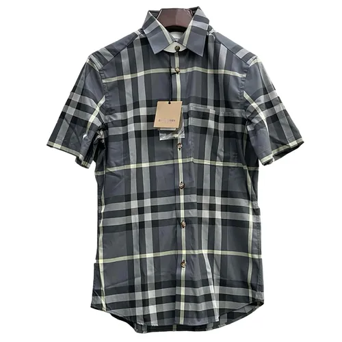 Áo Sơ Mi Nam Burberry Grey With Vintage Check Printed 8084293 Màu Xám Kẻ Size M - Thời trang - Vua Hàng Hiệu
