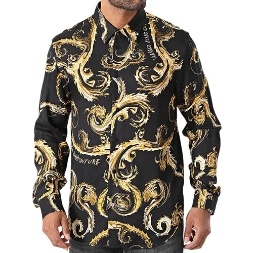 Áo Sơ Mi Nam Versace Jeans Couture 77GAL2R0 NS508 Màu Đen Size 44 - Thời trang - Vua Hàng Hiệu