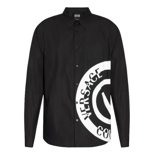 Áo Sơ Mi Nam Versace Jeans Couture Black Printed Shirt 76GALYR1 CN002 899 Màu Đen Size 44