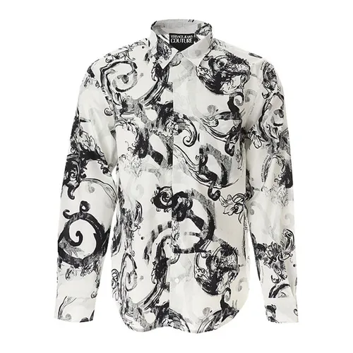 Áo Sơ Mi Nam Versace Jeans Couture Regular Shirt 76GAL2R1 NS408 003 Màu Trắng Đen Size 44 - Thời trang - Vua Hàng Hiệu