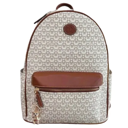 Balo Nữ TTWN BEAR TN3366-37840 Màu Be Viền Nâu Size XL