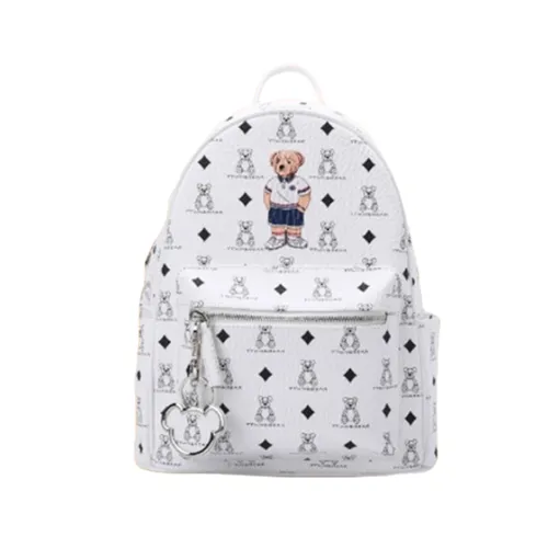 Balo Nữ TTWN BEAR TN3414-38830 Màu Trắng Họa Tiết Gấu Size S