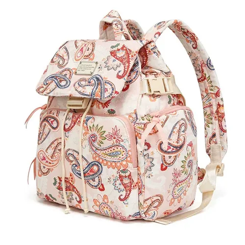 Balo Nữ Venuco Khóa Cài Backpack N06B223 Màu Hồng