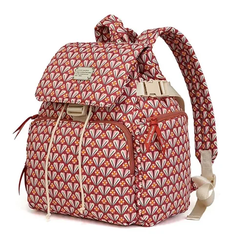 Balo Nữ Venuco Khóa Cài Backpack R18B223 Màu Đỏ