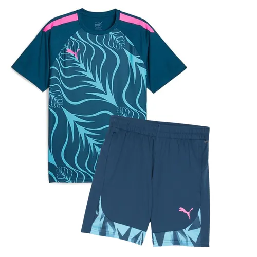 Bộ Quần Áo Cộc Tay Nam Puma Men's Individualfinal Màu Xanh Lam Size S