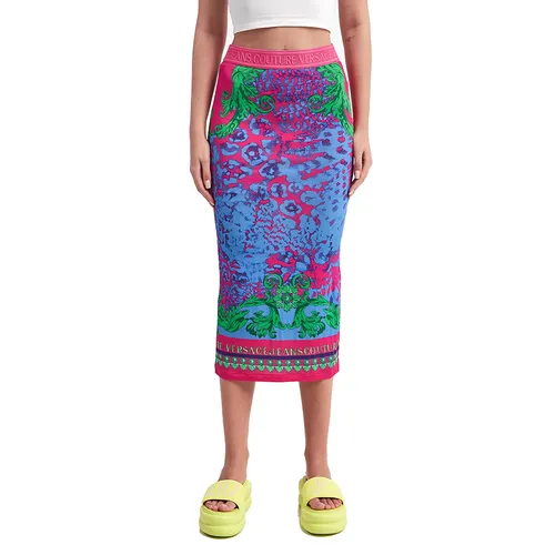 Chân Váy Versace Jeans Couture Midi Skirt Pink Regular 76HAE8P7 JS330 261 Màu Xanh Hồng Size 38 - Thời trang - Vua Hàng Hiệu