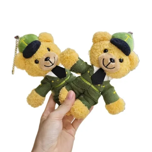 Gấu Bông TTWN BEAR Đốc Quân Màu Vàng Xanh
