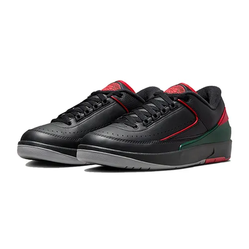 Giày Thể Thao Nike Air Jordan 2 Low DV9956-006 Màu Đen - Đỏ Size 40
