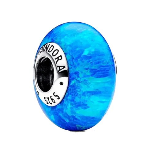 Trang sức Xanh dương - Hạt Vòng Charm Nữ Pandora Opalescent Ocean Deep Blue 791691C02 Màu Xanh Dương - Vua Hàng Hiệu