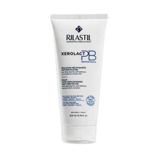 Mỹ phẩm - Kem Dưỡng Cấp Ẩm Phục Hồi, Giảm Mẩn Ngứa Rilastil Xerolact PB Balm Lipid Replenishing Anti Irritation 200ml - Vua Hàng Hiệu
