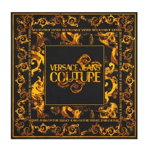 Versace Khăn phụ kiện - Khăn Nữ Versace Jeans Couture Donna Scarf 76HA7H02 ZG252 G89 Màu Đen - Vua Hàng Hiệu