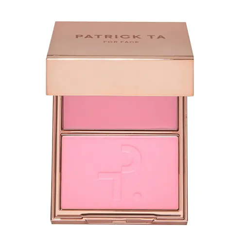 Phấn Má Hồng Patrick Ta 2in1 Double-Take Cream And Power Blush Duo Màu Just Enough - Trang điểm - Vua Hàng Hiệu