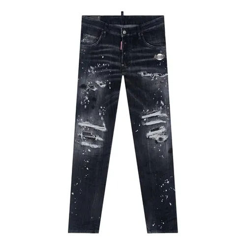 Quần Jean Nam Dsquared2 Black Denim Wash Skater Fit S74LB1430S30503 900 Màu Đen Size 44 - Thời trang - Vua Hàng Hiệu