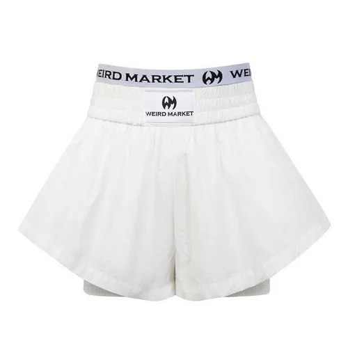 Pickleball Quần shorts - Quần Short Nữ Weird Market Pickleball Double Layer Short Moonless Night White Màu Trắng Size M - Vua Hàng Hiệu