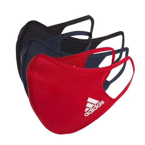 Set 3 Khẩu Trang Adidas Face Cover Badge Of Sport HF7047 Màu Đen Size S