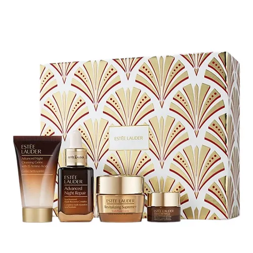 Mỹ phẩm Estée Lauder Bộ sản phẩm - Set Dưỡng Da Estée Lauder The Lift + Glow Routine Advanced Night Repair Serum Holiday Skincare 4 món - Vua Hàng Hiệu