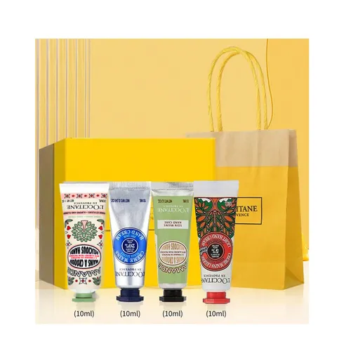 Set Kem Dưỡng Da Tay Mix Mùi Ngẫu Nhiên Mini L'Occitane Hand Cream Full Box (4 x 10ml)