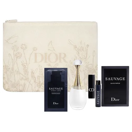 Nước hoa Dior Bộ sản phẩm - Set Nước Hoa Dior Mini Sauvage J'adore Gitf Set 4 Món (Kèm Túi) - Vua Hàng Hiệu
