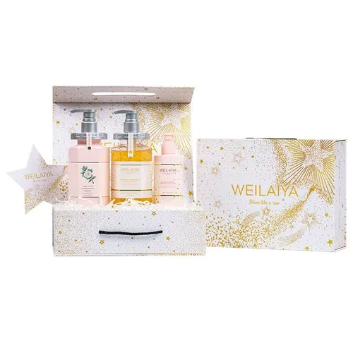 Mỹ phẩm Weilaiya - Set Sữa Tắm + Dưỡng Thể Weilaiya Shine Like A Star 3 Món - Vua Hàng Hiệu