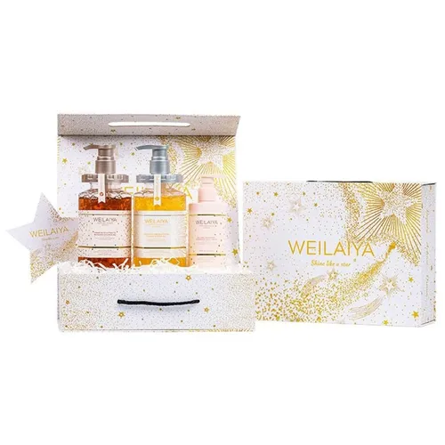 Mỹ phẩm Weilaiya - Set Weilaiya Sữa Tắm Hoa Cúc + Sữa Tắm Hoa Hồng + Kem Body Hoa Hồng 3 Món - Vua Hàng Hiệu