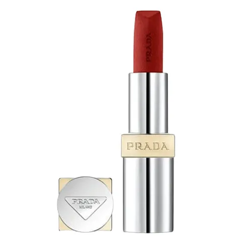 Son Môi Prada - Son Prada Monochrome Hyper Matte 076 Amber Màu Đỏ Cam Trầm - Vua Hàng Hiệu