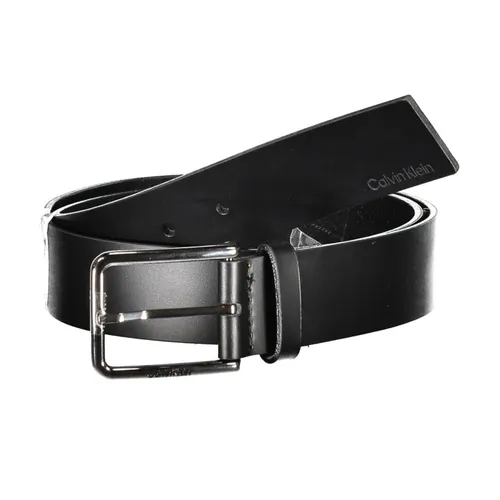 Thắt lưng Calvin Klein - Thắt Lưng Nam Calvin Klein CK Leather Belt K50K510637_NEBAX Màu Đen Size 95 - Vua Hàng Hiệu