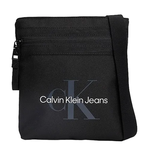 Túi xách Calvin Klein - Túi Đeo Chéo Nam Calvin Klein CK Flat Logo Crossbody Bag K50K511097_NEBDS Màu Đen - Vua Hàng Hiệu