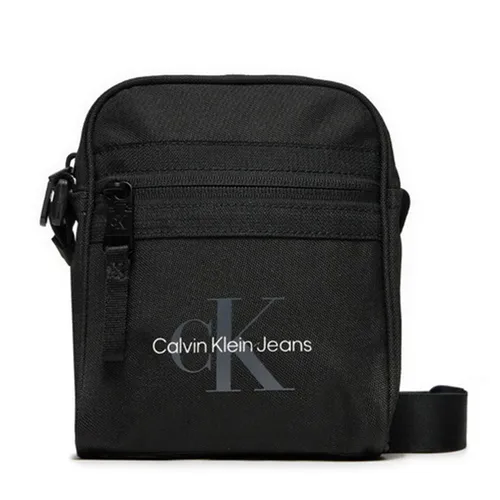 Túi xách - Túi Đeo Chéo Nam Calvin Klein CK Logo Reporter Bag K50K512156_NEBEH Màu Đen - Vua Hàng Hiệu