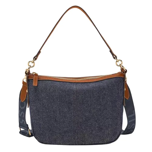 Túi Đeo Chéo Nữ Fossil Jolie Denim Crossbody Bag ZB11076423 Màu Xanh Nâu
