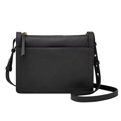 Fossil - Túi Đeo Chéo Nữ Fossil Taryn Leather Crossbody Bag ZB1894001 Màu Đen - Vua Hàng Hiệu