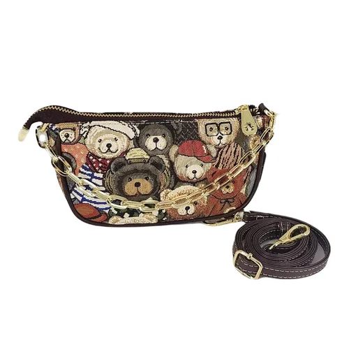 Túi Đeo Chéo Nữ TTWN BEAR Crossbody Bag TT2131 TT2104 Màu Nâu