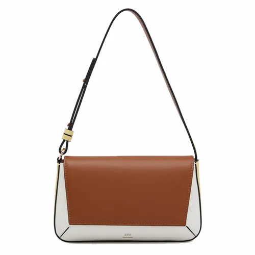Túi Đeo Vai Nữ Lyn Monia Shoulder Bags LL24CBF112 Màu Nâu Trắng