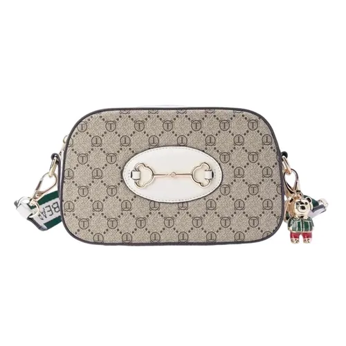 Túi Đeo Vai Nữ TTWN BEAR TN3007 Màu Be Phối Trắng