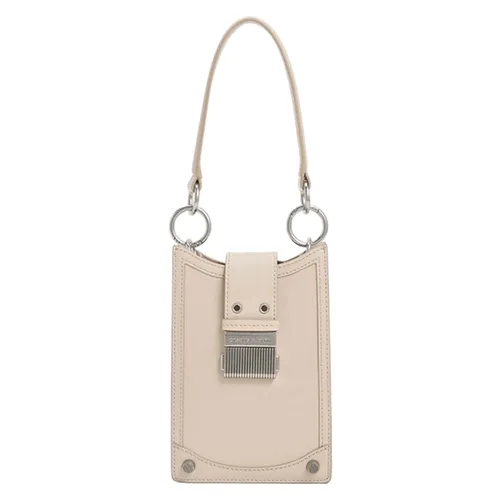Túi xách - Túi Đựng Điện Thoại Nữ Charles & Keit CNK Winslet Belted Phone Case Gray White CK6-70840529 Màu Xám Trắng - Vua Hàng Hiệu