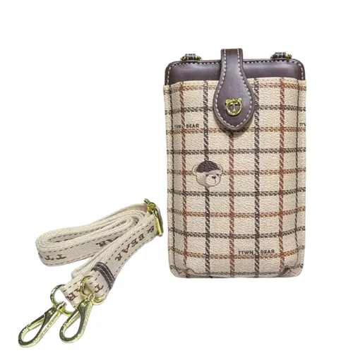 Túi Đựng Điện Thoại Nữ TTWN BEAR TT-2347-44130 Màu Be Nâu