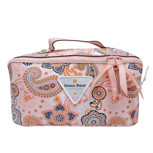 Túi Đựng Mỹ Phẩm Nữ Venuco P30M87 Màu Hồng Pastel - Túi xách - Vua Hàng Hiệu
