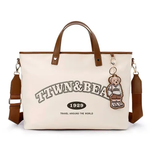 Túi Tote Nữ TTWN BEAR TN3720 TN3720-10040 Màu Be Phối Nâu