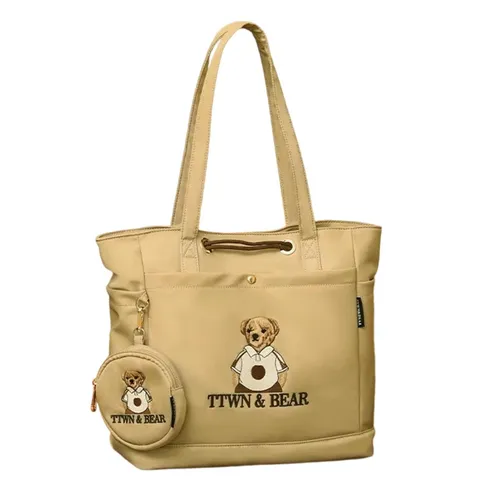 Túi Tote Nữ TTWN BEAR TN3722 Màu Trà Sữa