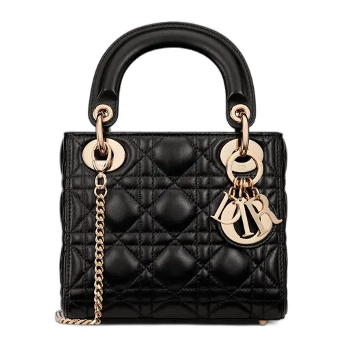 Túi Xách Tay Nữ Dior Mini Lady Dior Handbag Màu Đen - Túi xách - Vua Hàng Hiệu