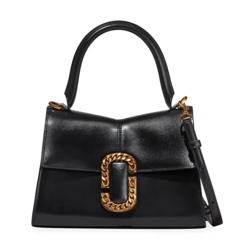 Túi Xách Tay Nữ Marc Jacobs The St. Marc Top Handle Bag Màu Đen Size 23