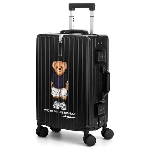 Vali TTWN BEAR Who Do Not Like This Bear TN7034-10010 Màu Đen Size 26inch