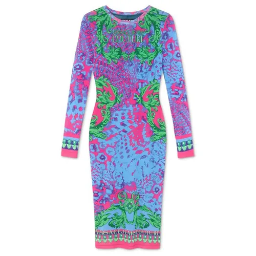 Váy Body Versace Jeans Couture Dress With Long Sleeves 76HAO9P8 JS331 261 Phối Màu Size 38