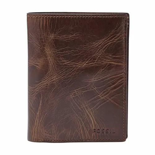 Túi xách - Ví Da Nam Fossil Derrick RFID International Combination ML3686201 Màu Nâu - Vua Hàng Hiệu