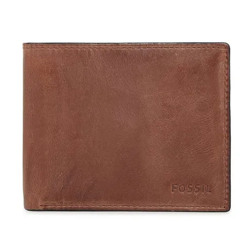 Ví Da Nam Fossil Derrick RFID Large Coin Pocket Bifold ML3687200 Màu Nâu - Túi xách - Vua Hàng Hiệu