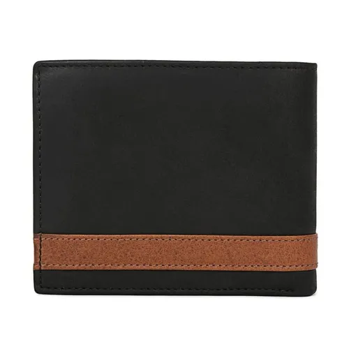 Túi xách - Ví Da Nam Fossil Quinn Large Coin Pocket Bifold ML3653001 Màu Đen - Vua Hàng Hiệu