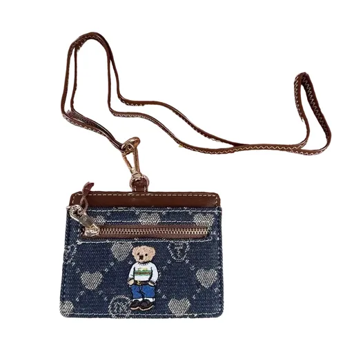 Ví Đựng Thẻ Nữ TTWN BEAR TT2524 TT2527 Màu Xanh Nâu