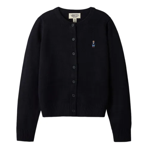 Thời trang WHOAU Cardigan - Áo Cardigan Nữ WHOAU Steve R-Neck Cardigan WHCKE4912F Màu Navy Size S - Vua Hàng Hiệu